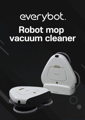 EVERYBOT Three spin robot mop vacuum cleaner