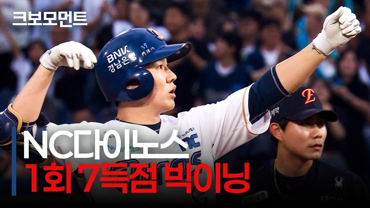 KBO 2026 : NC, 7득점 빅이닝, 1회 선발 타자 전원 출루