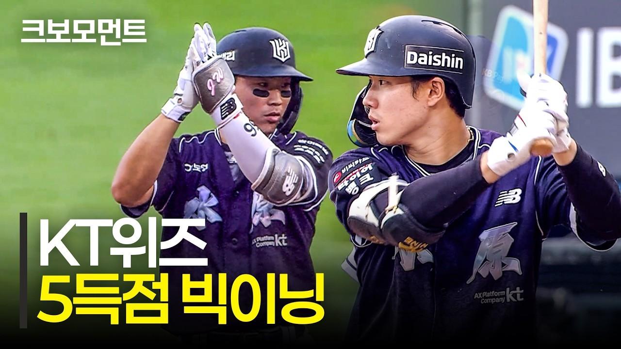 KBO 2026 : KT, 경기 초반 5득점 폭발, 빅이닝으로 기선 제압