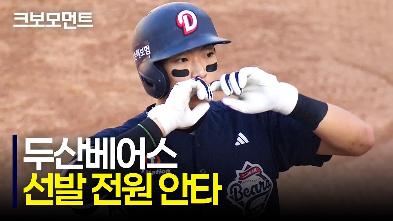 KBO 2026 : 두산, 네 타자 연속 안타와 선발 전원 안타 기록