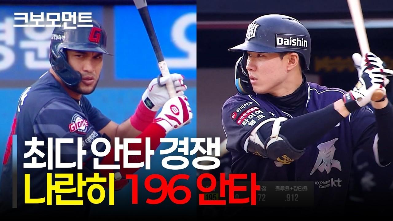 KBO 2026 : 롯데 레이예스, KT 최원준, 나란히 첫 타석에서 196안타 달성