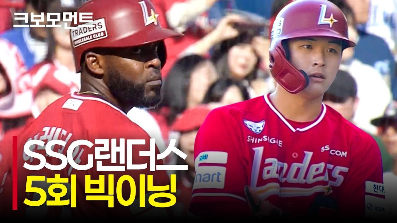 KBO 2026 : SSG, 0의 균형을 깨는 타선, 5회 5득점 빅이닝