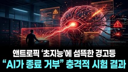 앤트로픽 ‘초지능’에 섬뜩한 경고등…“AI가 종료 거부” 충격적 시험 결과