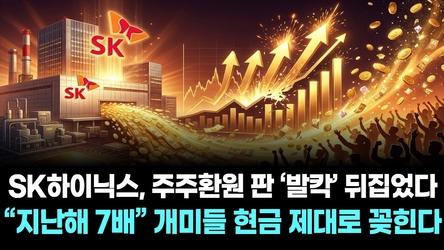 SK하이닉스, 주주환원 판 ‘발칵’ 뒤집었다 … “지난해 7배” 개미들 현금 제대로 꽂힌다