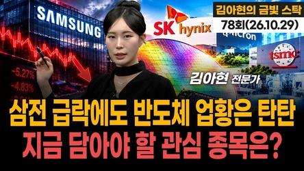 삼성전자 급락에도 반도체 업황은 탄탄…지금 담아야 할 관심 종목은? '김아현의 금빛 스탁' 78회(20261029)